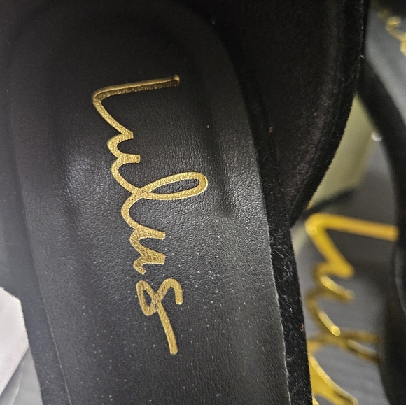 Black Velvet Heels - Picture 5 of 9